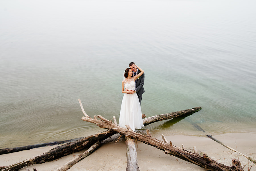 Весільна фотосесія Київське море